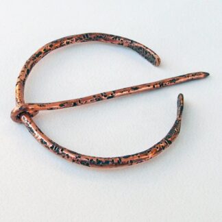 Copper Fibula Handmade Medium Penannular Cloak Pin