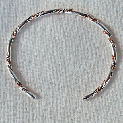 Sterling Silver Twisted Bangle Bracelet