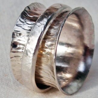 Sterling Silver Spinner Ring for Small Finger Size 5.25