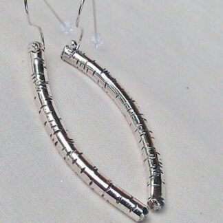 Sterling Silver Dangle Rod Earrings Handmade