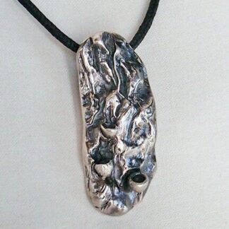 Seashell Pendant in Pure Silver Handmade