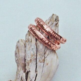 Pure Copper Spiral Ring Size 9.5 Handmade