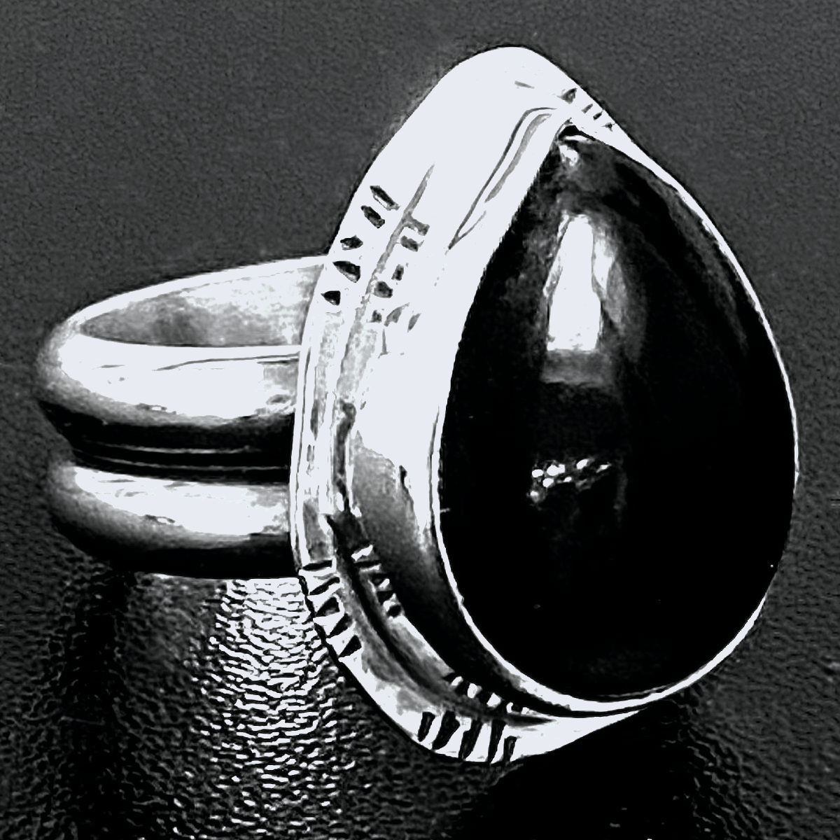 Ring Black Onyx Sterling IMG-0314